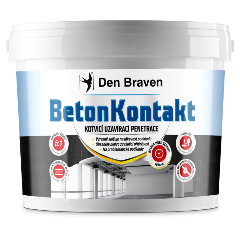 Den Braven BetonKontakt Typ: kbelík, Balení: 5  kg