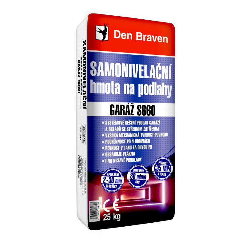 Den Braven Samonivelační hmota na podlahy GARÁŽ S660