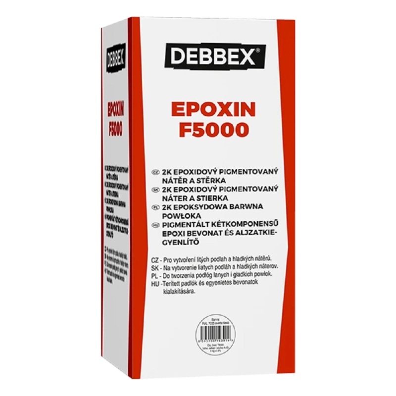 Den Braven EPOXIN F5000 5+1 kg Typ: sada plechovek, Barva: slonová kost světlá