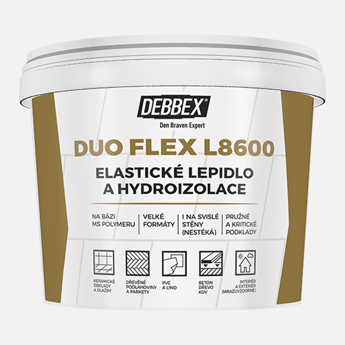 Den Braven Elastické lepidlo a hydroizolace DUO FLEX L8600 Typ: kbelík, Balení: 5  kg