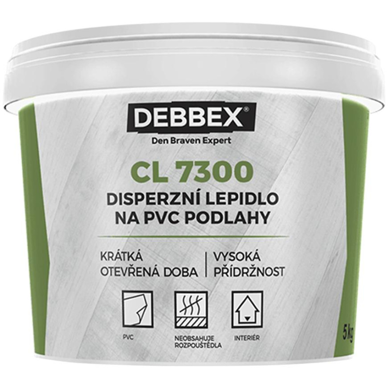 Den Braven Disperzní lepidlo na PVC podlahy CL 7300 Typ: kbelík, Balení: 5  kg