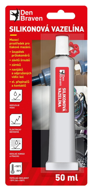DEN BRAVEN Silikonová vazelína tuba 50 ml
