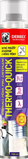Pěna pro zateplení Den Braven THERMO-QUICK DEBBEX 750 ml