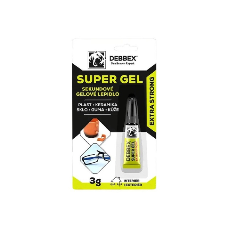 Den Braven Sekundové gelové lepidlo SUPER GEL 3 g