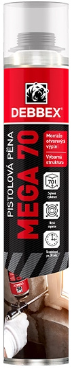 Pěna montážní Den Braven MEGA 70 870 ml