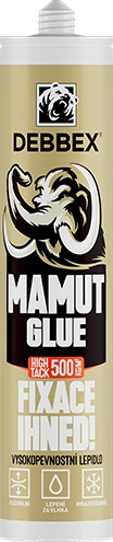 Lepidlo Den Braven MAMUT GLUE High Tack černé 290 ml