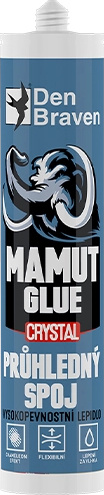 Lepidlo Den Braven MAMUT GLUE Crystal transparentní 290 ml