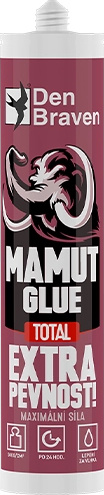 Lepidlo Den Braven MAMUT GLUE Total bílé 290 ml