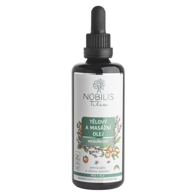 NOBILIS TILIA Tělový a masážní olej Meruňkový 100 ml