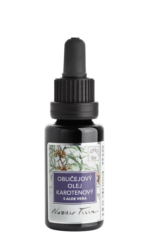 Nobilis Tilia Obličejový olej Karotenový s aloe vera: 20 ml