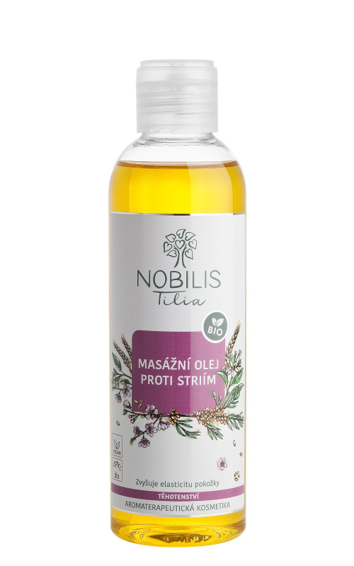 Nobilis Tilia Masážní olej proti striím Varianta: 200 ml