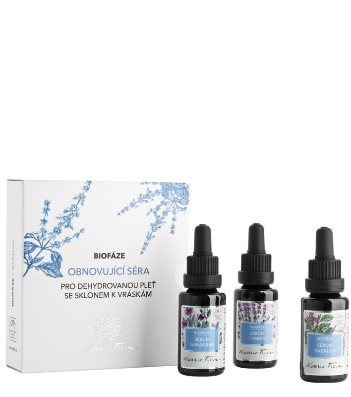 Nobilis Tilia Biofáze Obnovující séra Bazalka, 3x20 ml