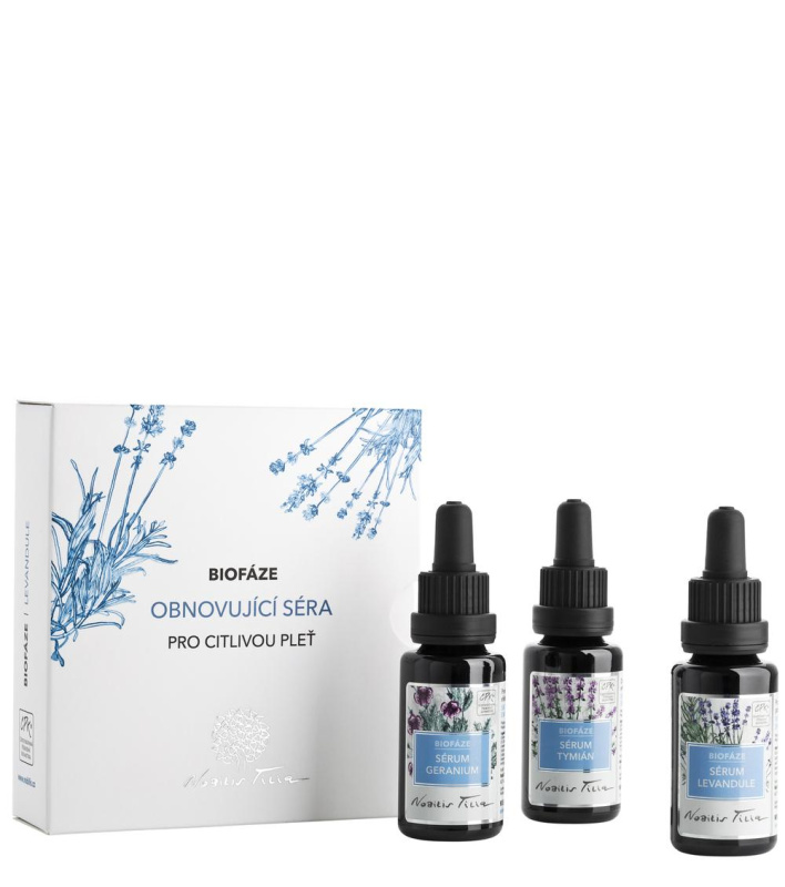 Nobilis Tilia Biofáze Obnovující séra Levandule, 3x20 ml
