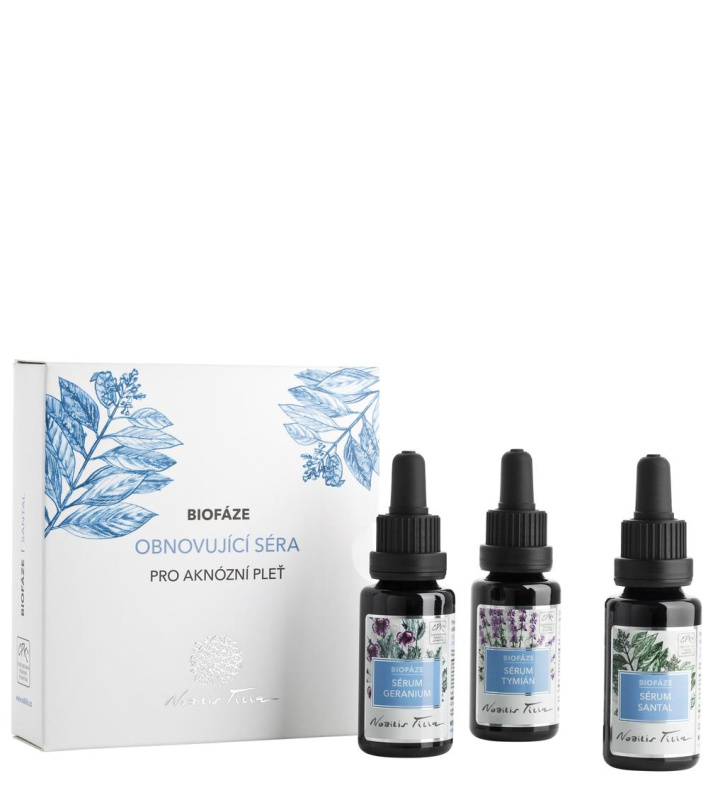Nobilis Tilia Biofáze Obnovující séra Santal, 3x20 ml