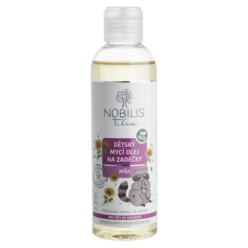 Nobilis Tilia Dětský mycí olej na zadečky Míša Varianta: 200 ml