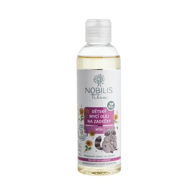 Nobilis Tilia Dětský mycí olej na zadečky Míša Varianta: 200 ml