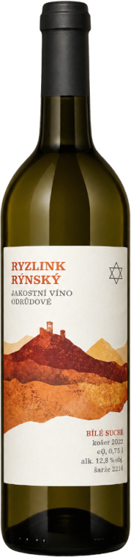 Vinařství Chrámce Chrámce Ryzlink rýnský Emunati košer 2022