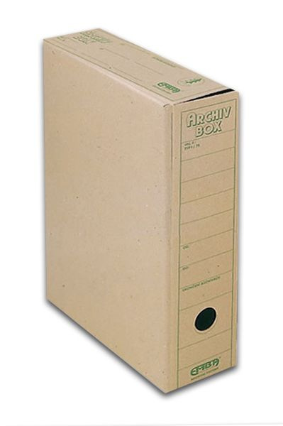 EMBA Archivační box vnitřní 33 × 26 × 7,5 cm - přírodní