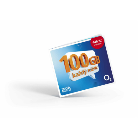 O2 SIM karta Datamanie 100 GB