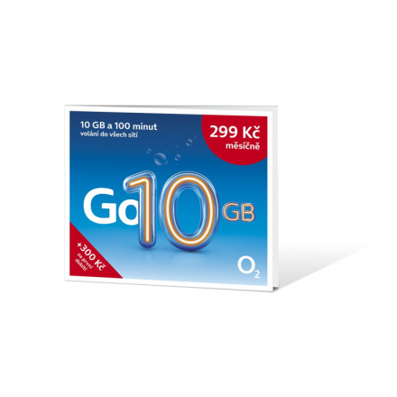 O2 SIM karta GO 10 GB