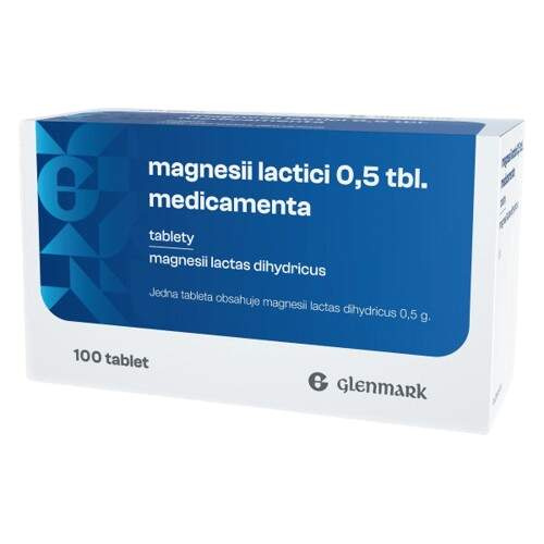 Magnesii Lactici 0.5 tbl.MVM por.tbl.nob.100x0.5g
