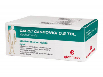 Calcii Carbonici 0.5 tbl.MVM por.tbl.nob.50x0.5g