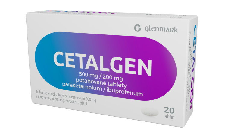CETALGEN 500MG/200MG Potahovaná tableta 20