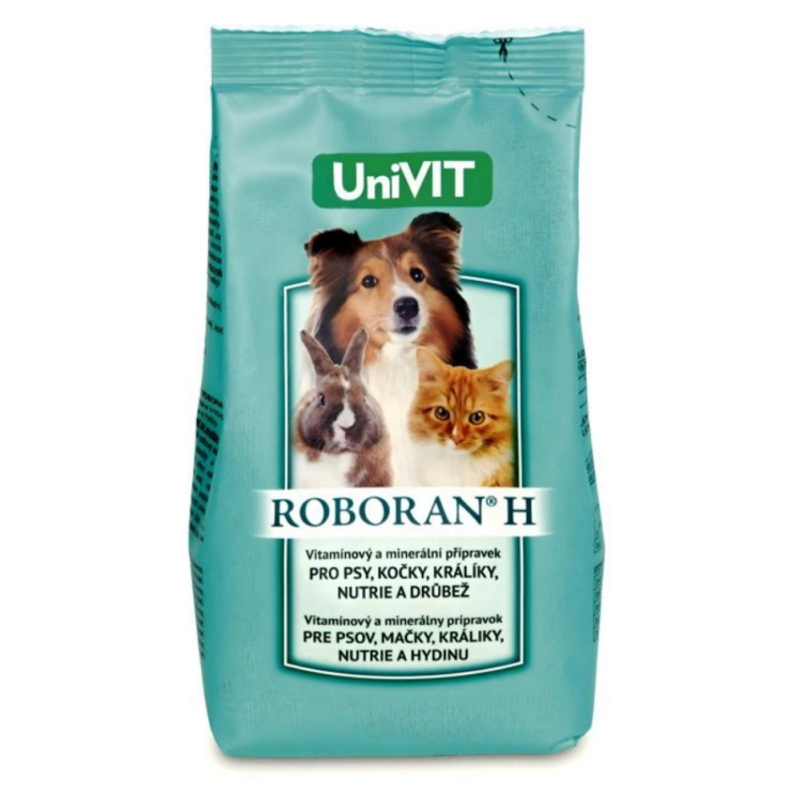 Roboran H - vitamíny a minerály pro psy, kočky, králíky aj., 250g