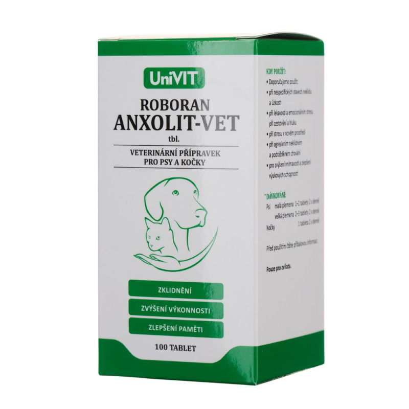 UniVit Roboran Anxolit-vet 100 tablet