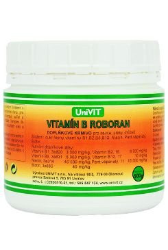 UNIVET Roboran B vitamín pro savce, ptáky a morčata 500 g