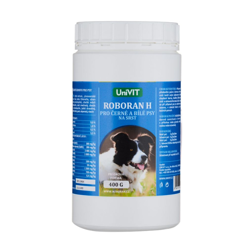 Roboran H Pro Psy Černé a Bílé 400 g