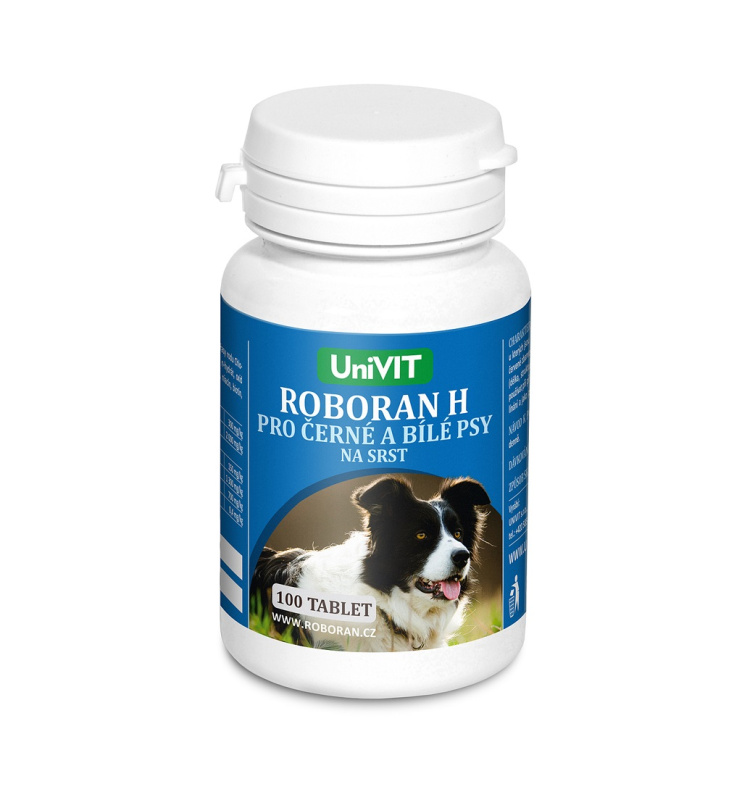 Roboran H Pro Psy Černé a Bílé 100 tbl