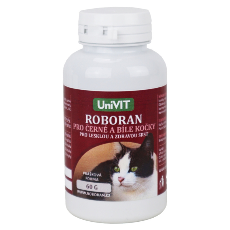Roboran H pro kočky Černé a Bílé plv  60g