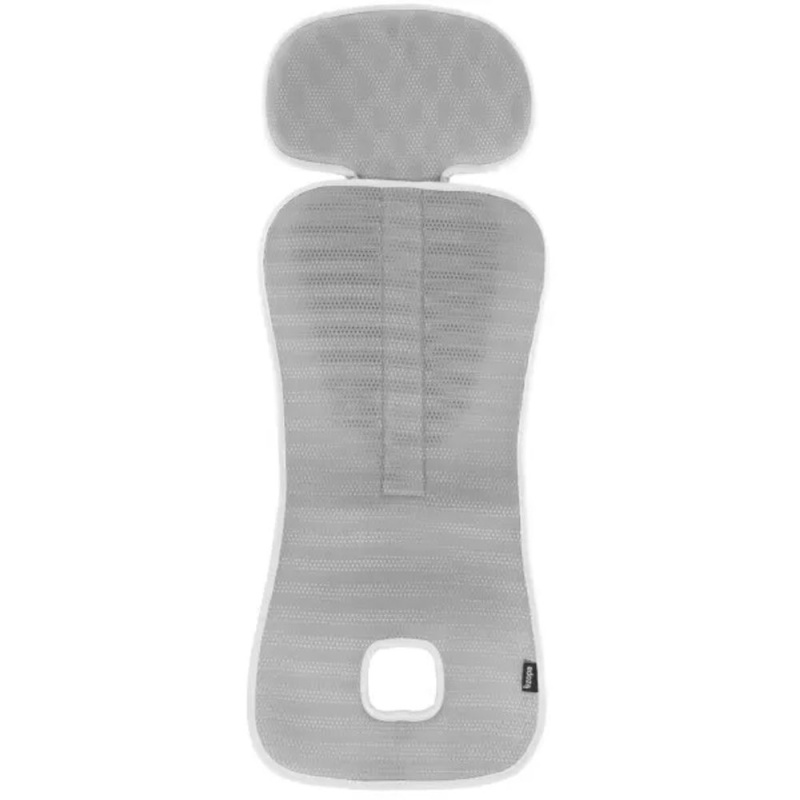 Prodyšná podložka do autosedačky Breeze sk. 2/3 Ice Grey