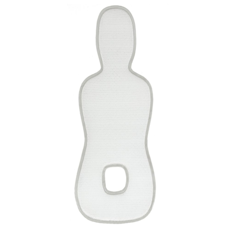 Prodyšná letní podložka do autosedačky Breeze Maory Šedá