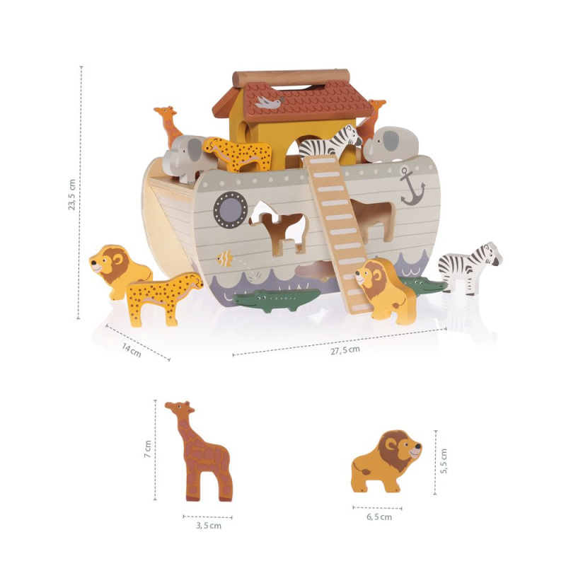 Zopa Dřevěná vkládačka archa