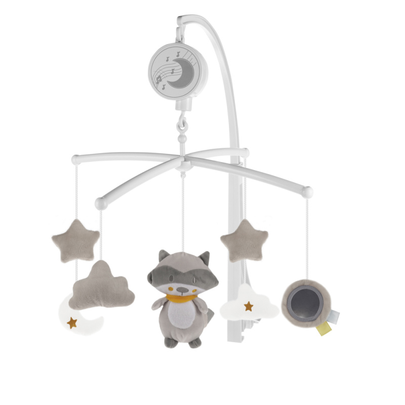 Zopa Music Mobile Raccoon kolotoč na postýlku s melodií 1 ks