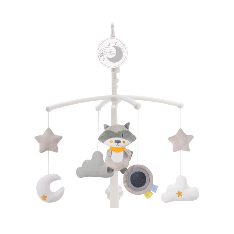 Zopa Music Mobile Raccoon kolotoč na postýlku s melodií 1 ks