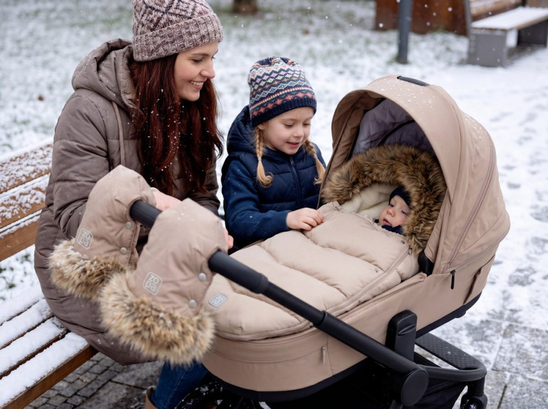 ZOPA Zimní fusak Fluffy - Arctic Black
