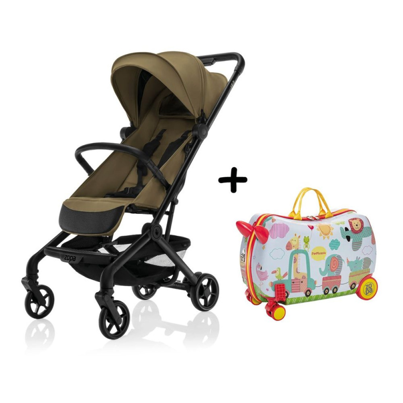 ZOPA Sportovní kočárek Jet + kufřík Pack&Ride ZDARMA - Toffee Brown