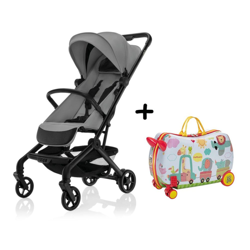 ZOPA Sportovní kočárek Jet + kufřík Pack&Ride ZDARMA - Shade Grey
