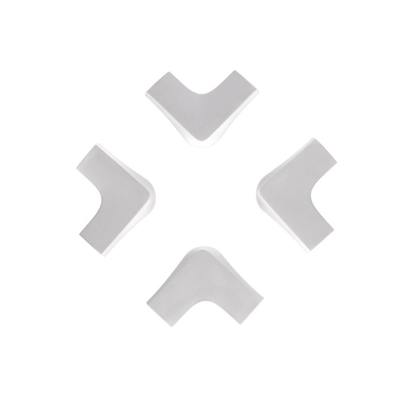 Gumové ochrany rohů XL bílé