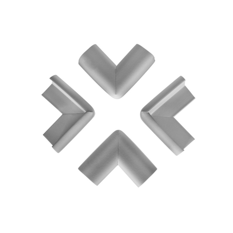 Pěnové chrániče rohů M, šedé – sada 4 ks