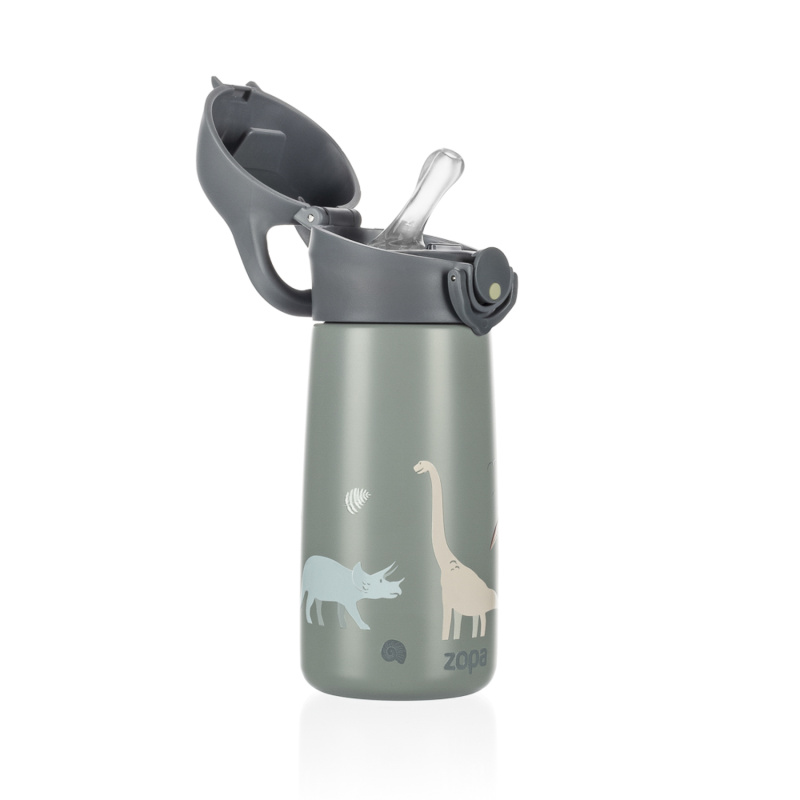 Dětská termoska s pítkem Zopa 400 ml Dino