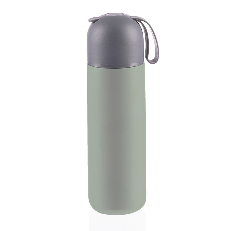 Termoska s vakuovou izolací 400 ml, pistáciově zelená