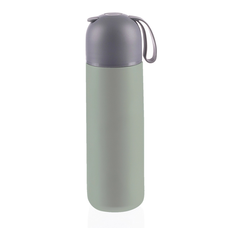 Termoska s vakuovou izolací 400 ml, pistáciově zelená