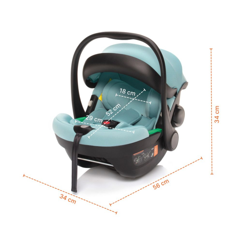 autosedačka XM Plus i-Size, toffee brown