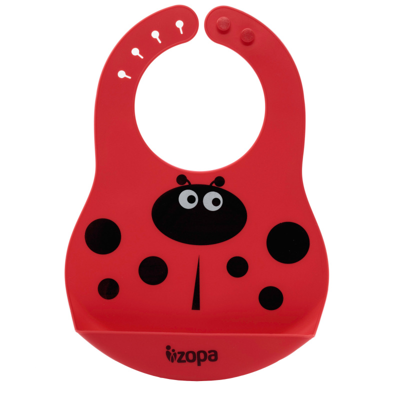 Zopa silikonový bryndák Ladybird