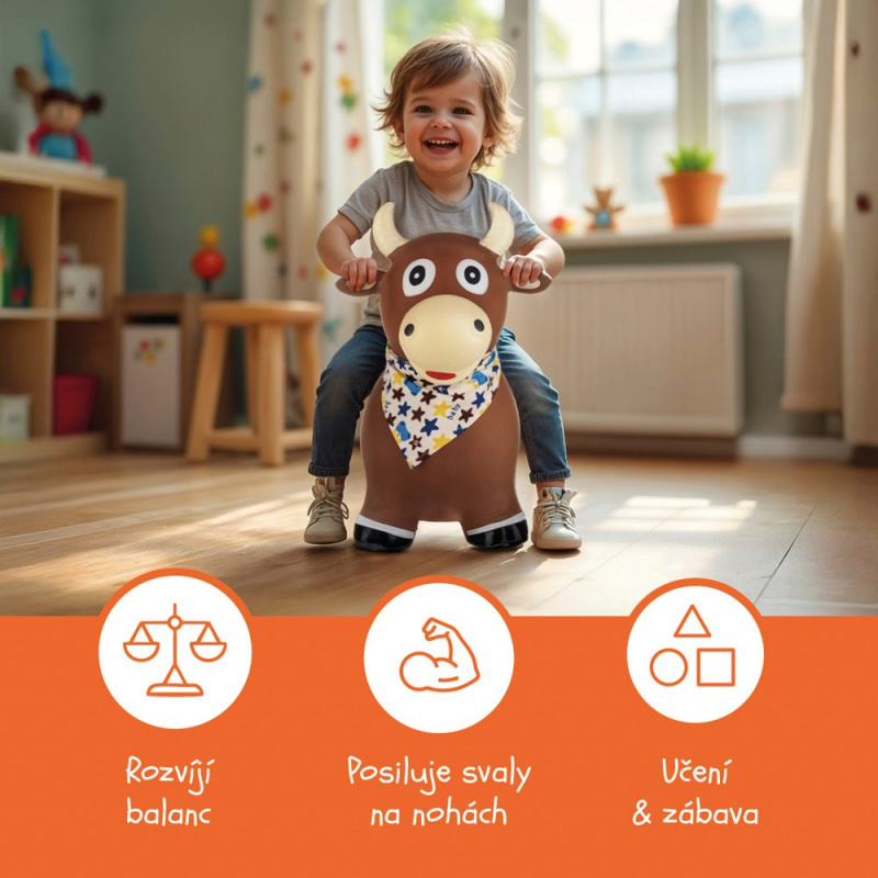 Nafukovací hopsadlo lama SKIPPY pro děti