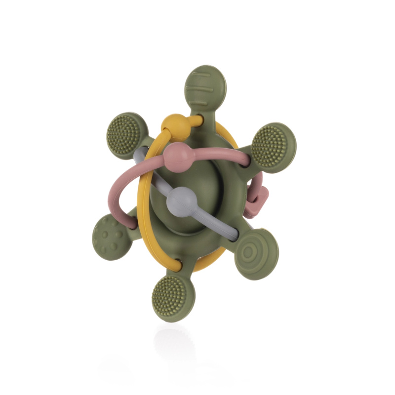 Zopa Silicone Rattle chrastítko s kousátkem 1 ks